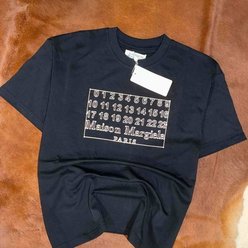 Maison Martin Margiela Black Short Sleeve Tee